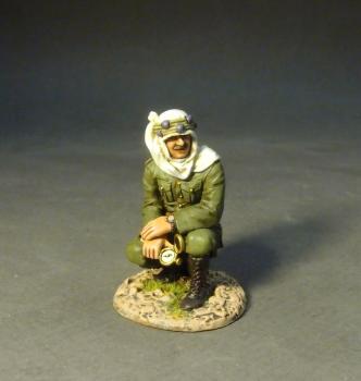 Image of Officer With Compass, The Hedjaz Armoured Car Section, Wheels Across The Desert—single figure--RETIRED--LAST TWO!!