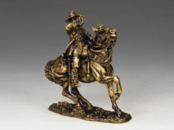 Australian Light Horse Bugler (BRONZE)--single mounted statue figure--RETIRED--LAST TWO!! #35628