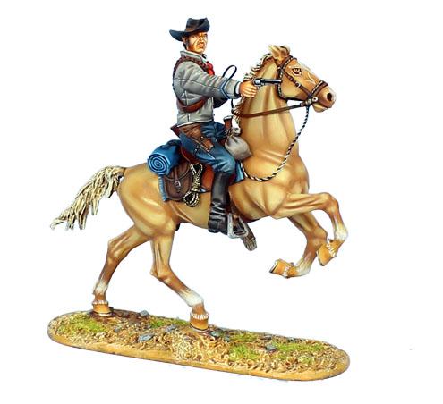 Mounted Gunfighter with Remington 1858 New Army Revolver--single ...