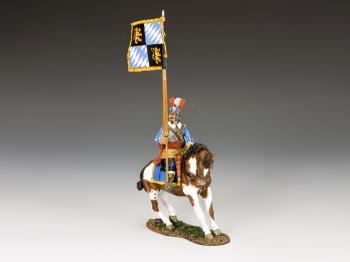 Royalist Mounted Flagbearer--single mounted figure--RETIRED. #35770