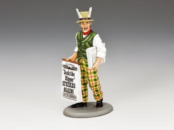 JACK THE RIPPER STRIKES AGAIN! Newspaper Seller--single figure JACK THE RIPPER STRIKES AGAIN! Newspaper Seller--single figure #35791