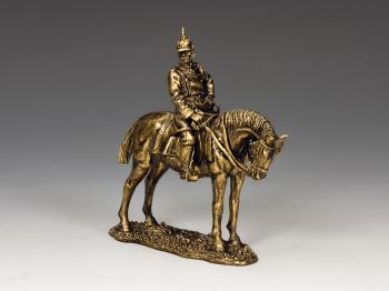 The Mounted Kaiser (BRONZE)--single mounted statue figure--RETIRED. #35884