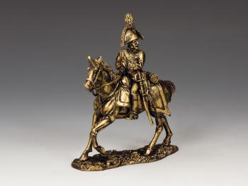 The Mounted Russian Officer (BRONZE)--single mounted statue figure--RETIRED--LAST ONE!! #35890
