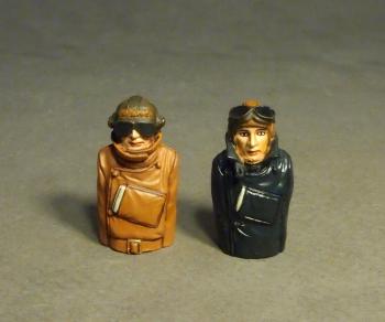 Two Allied Pilots, Knights of the Skies--two pilot half-body figures--RETIRED--LAST ONE!! #35932
