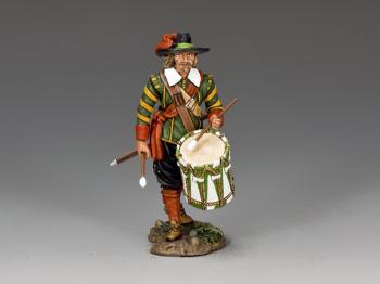 Henry Tillier’s Regtiment of Foote Drummer--single ECW Royalist drummer figure--RETIRED. Henry Tillier’s Regtiment of Foote Drummer--single ECW Royalist drummer figure--RETIRED. #36038