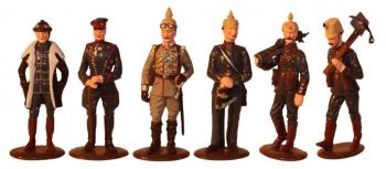 Image of 2016 Christmas set, The German Army, WWI--six figures--RETIRED--LAST ONE!!