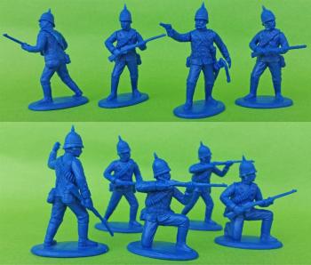 Zulu War Natal Carbineers (British Auxilliaries)--nine figures #36138