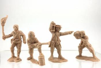 Image of Pirates & Smugglers Set #2--4 figures in 4 poses--AWAITING RESTOCK.