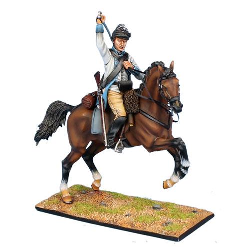 US Continental 3rd Light Dragoons Private #2--single mounted figure ...