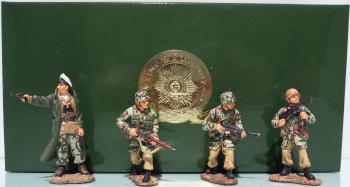 Image of 1st Series Fallschirmjager--The Attackers Set--four figures--RETIRED--LAST ONE!!