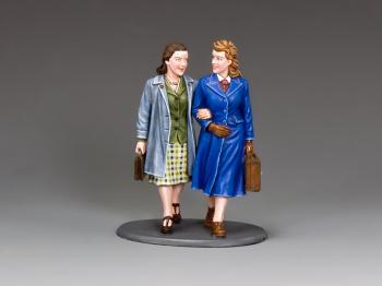 Image of Good Friends--two figures on one base--RETIRED. - ONE AVAILABLE! 