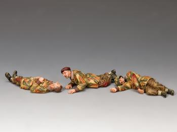 Dead & Wounded British, 1st Airborne Paras--three figures--RETIRED--LAST ONE!! Dead & Wounded British, 1st Airborne Paras--three figures--RETIRED--LAST ONE!! #36602