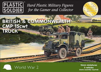 Image of 15mm British and Commonwealth CMP 15cwt truck -makes 5 (Black Box)--TWO IN STOCK.