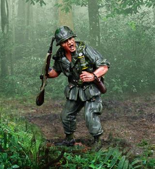 Image of U.S. Marine FNG LT--single figure--ONE IN STOCK.