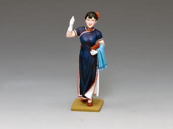 Shanghai Lady In Blue--single figure #36679