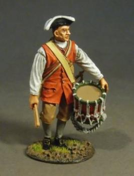 Image of Drummer #3, The Pensylvanian Provincial Regiment, The Raid on St. Francis, 1759--single figure--RETIRED--LAST TWO!!