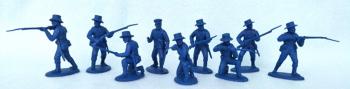 Zulu War British Sailors in Straw Hats with Rifles--nine figures Zulu War British Sailors in Straw Hats with Rifles--nine figures #36851