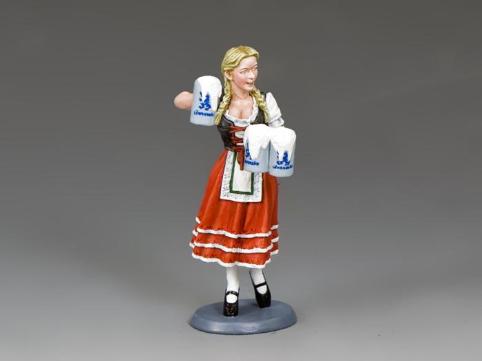 Oktoberfest Prost!--single bierkeller serving wench figure - Metal Toy ...