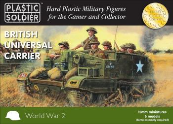 Image of 15mm Allies: British & Commonwealth Universal Carriers (BLACK BOX)--TWO IN STOCK.