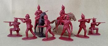 Zulu War British Imperial Mounted Infantry (Horse & Foot)--eight figures & two horse figures Zulu War British Imperial Mounted Infantry (Horse & Foot)--eight figures & two horse figures #37034