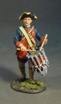 Image of Drummer #1, The New Jersey Provincial Regiment, The Raid on St. Francis, 1759--single figure--RETIRED--LAST ONE!!