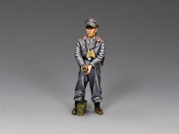 WWII German SPG Officer with Pistol--single figure--RETIRED. ONE AVAILABLE! #0