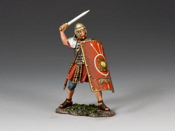 Roman Legionary Fighting with Sword (About to Strike)--single figure Roman Legionary Fighting with Sword (About to Strike)--single figure #37444