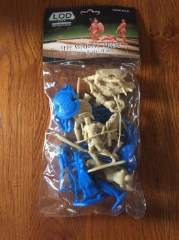 The War at Troy Set 3--Heroes of the Iliad--twelve plastic figures #37456