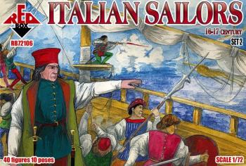 Italian Sailors, XVI-XVII Century, Set #2--forty 1:72 scale plastic figures in 10 poses--ONE IN STOCK. Italian Sailors, XVI-XVII Century, Set #2--forty 1:72 scale plastic figures in 10 poses--ONE IN STOCK. #37640