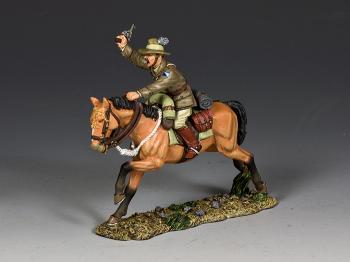Australian Light Horse Officer with Pistol--single mounted figure--RETIRED. #6