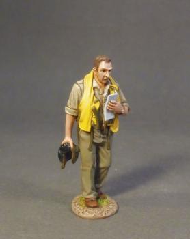 Pilot Fred J. Inger, Morotai Island, April 1945, Royal Australian Air Force--single figure #37699