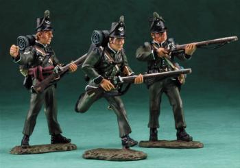 Image of 95th Foot British Rifle Regiment--three figures--RETIRED--LAST ONE!!