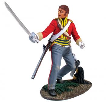 Image of Dismounted Trooper Defending, 1815, British 1st Royal Dragoons--2012 Matte Club Figure--RETIRED--LAST ONE!!