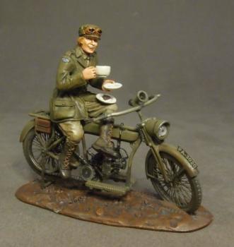 Time for Tea--Dispatch Rider, Women's Royal Flying Corps--single figure on motorcycle--RETIRED--LAST ONE!! Time for Tea--Dispatch Rider, Women's Royal Flying Corps--single figure on motorcycle--RETIRED--LAST ONE!! #37796