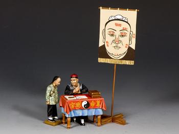 The Fortune Teller Set--two figures and accessories--RETIRED. #37819