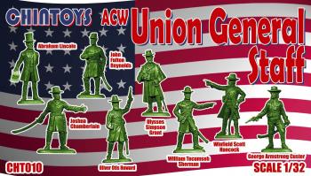 ACW Union General Staff--Includes 8 Personalities--ONE IN STOCK. #0