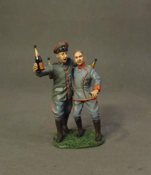Image of Drink and Be Happy, For Tomorrow We Die, The Great War, 1914-1918--two figures (German pilot and helper) on single base--RETIRED--LAST ONE!!