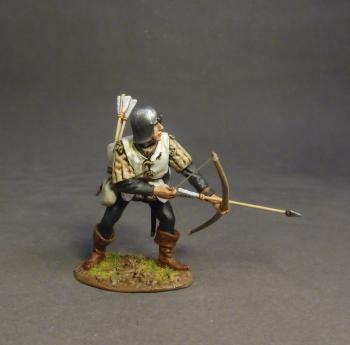 Lancastrian Archer #3, The Battle of Bosworth Field, 1485, The Wars of the Roses, 1455-1487—single figure #37926