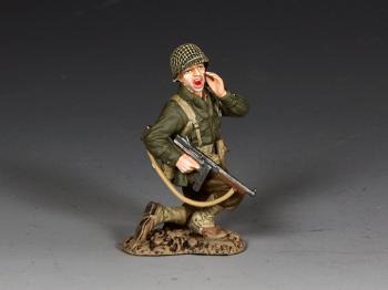 Shouting G.I. Tommy-Gunner--single figure--RETIRED--LAST TWO!! #37962