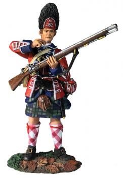 42nd Royal Highland Regiment Grenadier Standing Tearing Cartridge, 1760-63--single figure #0