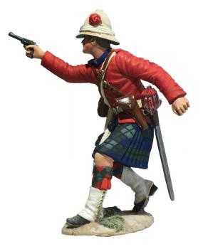 42nd Highland Company Officer Firing Pistol--single figure 42nd Highland Company Officer Firing Pistol--single figure #38104