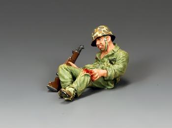 Image of Wounded Marine--single WWII USMC figure--RETIRED--LAST TWO!!