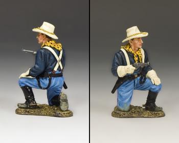 Kneeling U.S. Cavalryman with Pistol--single figure #38173