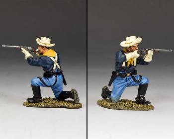 U.S. Cavalryman Kneeling Firing Carbine--single figure #38176