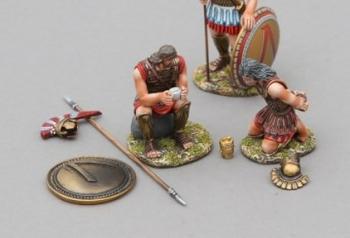 Hoplite with Cypriot Marine Prisoner & Spartan Lambda Shield--two figures and accessories--RETIRED--LAST THREE!! #38251