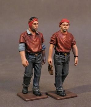 Two Ordnancemen Walking, USS Saratoga (CV-3), Inter-War Aviation--two figures--RETIRED--LAST TWO!! Two Ordnancemen Walking, USS Saratoga (CV-3), Inter-War Aviation--two figures--RETIRED--LAST TWO!! #38267