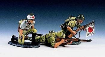 Tough Opposition--three Iwo Jima Japanese figures--RETIRED--LAST TWO!! #38309