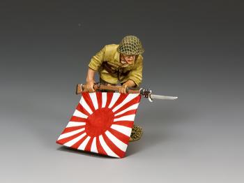 Charging Japanese Flagbearer--single figure #38426
