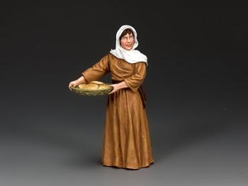 Woman Carrying Bread--single figure #13