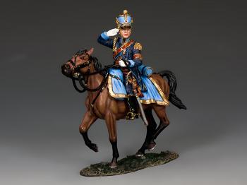 Mounted Saluting French Aide de Camp--single mounted figure Mounted Saluting French Aide de Camp--single mounted figure #38439